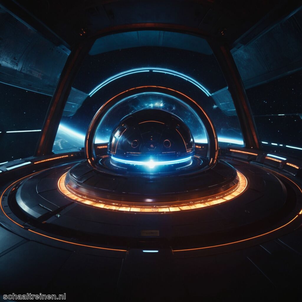 De technologie van ruimteschepen in sciencefictionfilms
