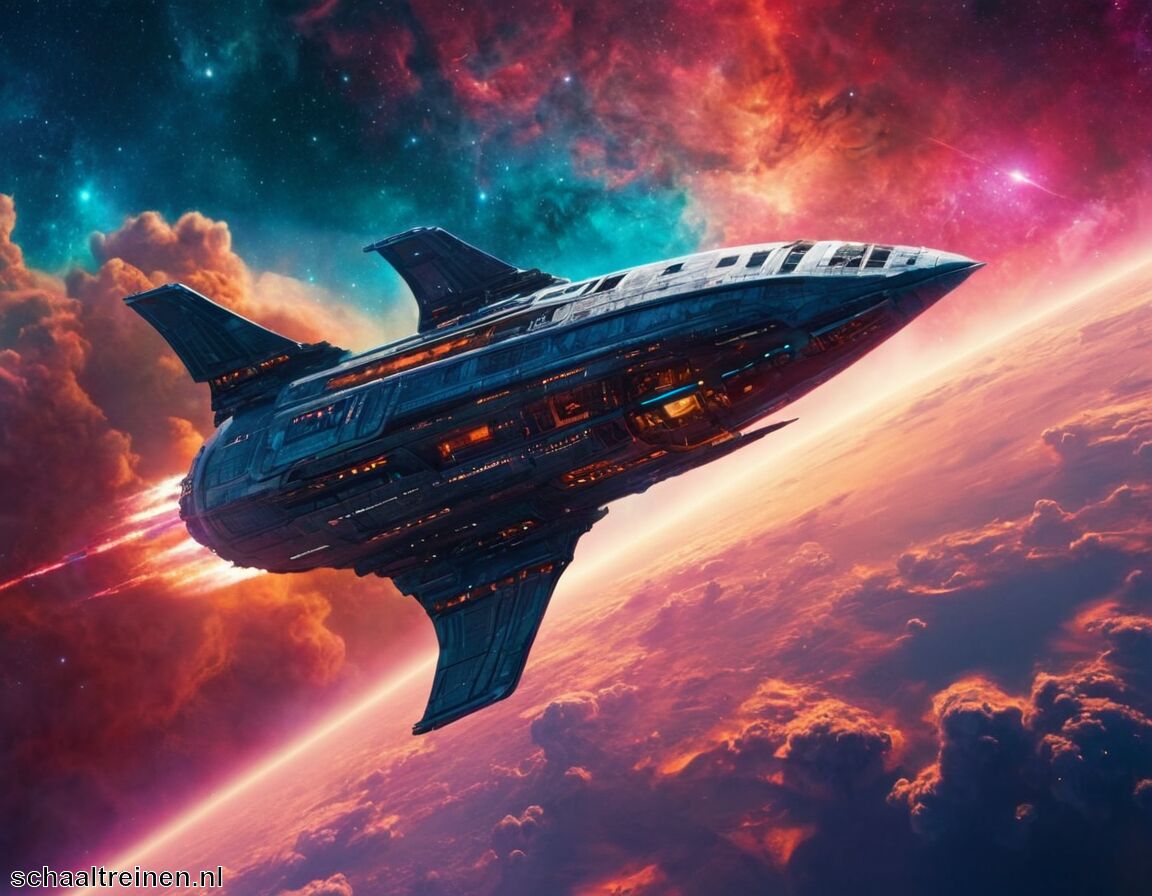 Ruimtetransportmiddelen zoals lichtschepen en pods   - De technologie van ruimteschepen in sciencefictionfilms